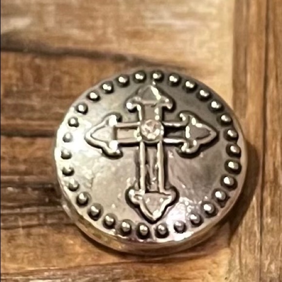 Blessed Snap Jewelry Charm - 18mm Magnolia Vine Ginger Prayer Button For Necklaces & Bracelets - View #11